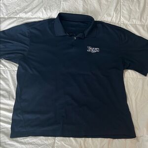 Men's Tampa Bay Rays Navy Polo Shirt Size XL